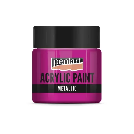 Metál akrilfesték MAGENTA  50ml | Pentart