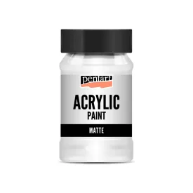 Matt akrilfesték - TITÁNFEHÉR 100ml | Pentart
