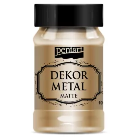 Dekor Metál matt festék  BRONZ 100ml | Pentart