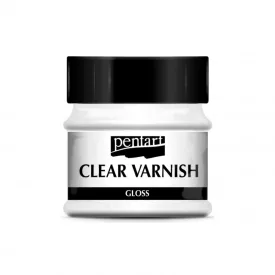 Színtelen oldószeres fényes lakk  50ml | Pentart
