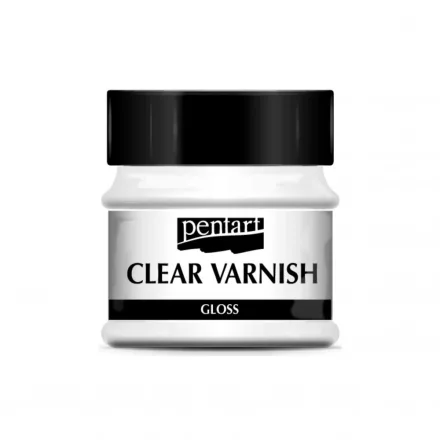 Színtelen oldószeres fényes lakk  50ml | Pentart