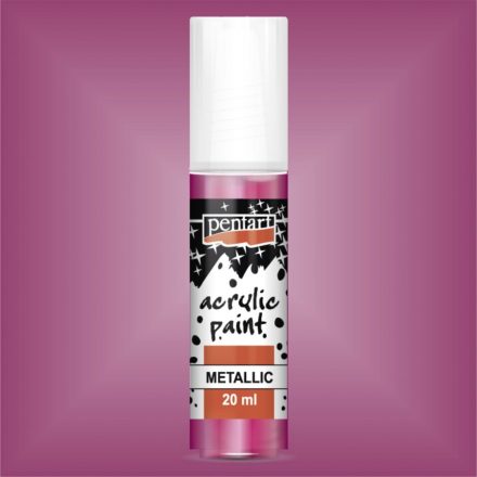 Metál akrilfesték MAGENTA  20ml | Pentart