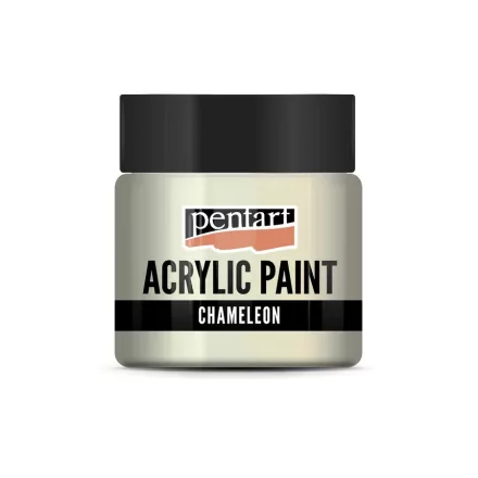 Akrilfesték chameleon gyöngyház zöld-arany 50ml | Pentart 