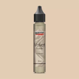 Bársonypor bézs min.   4g / 30ml