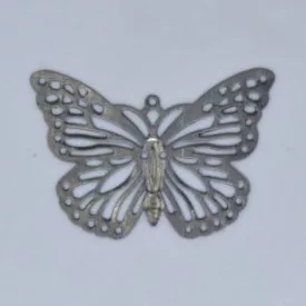 Fém díszítőelem - pillangó 2,7cm x 4cm