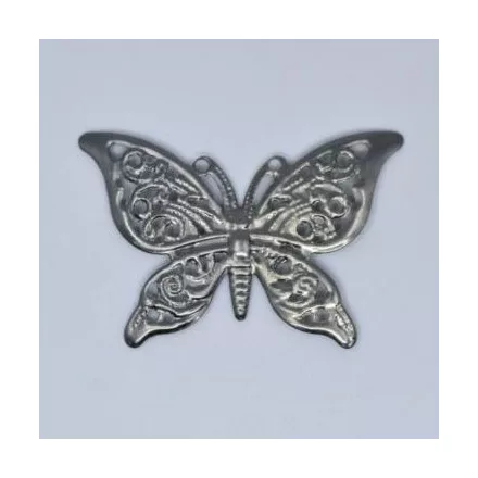 Fém díszítőelem - pillangó 2,7cm x 4cm