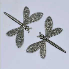 Fém díszítőelem - szitakötő 2,7cm x 3,6cm