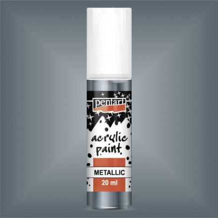 Metál akrilfesték CSILLOGÓ KÉK  20ml | Pentart