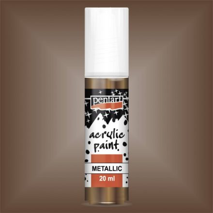 Metál akrilfesték CSILLOGÓ BRONZ  20ml | Pentart