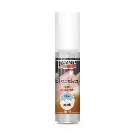 Akrilfesték chameleon gyöngyház kék-barack 20ml | Pentart 