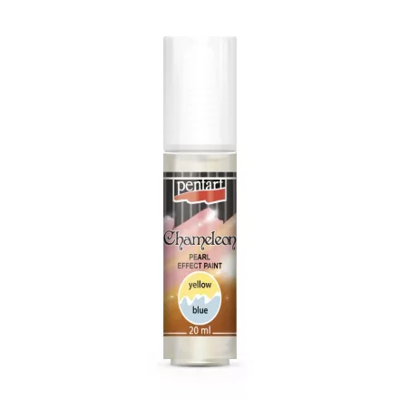 Akrilfesték chameleon gyöngyház sárga-kék 20ml | Pentart 