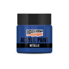 Metál akrilfesték KÉK  50ml | Pentart
