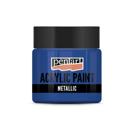 Metál akrilfesték KÉK  50ml | Pentart