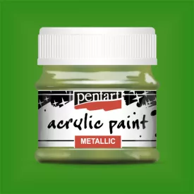 Metál akrilfesték ZÖLD  50ml | Pentart