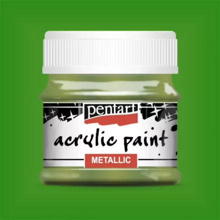Metál akrilfesték ZÖLD  50ml | Pentart