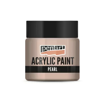 Gyöngyház akrilfesték barack 50ml | Pentart 