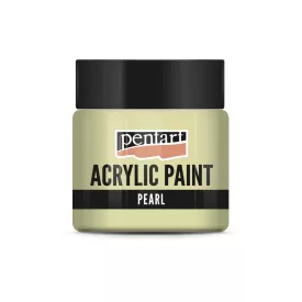 Gyöngyház akrilfesték sárga 50ml | Pentart 