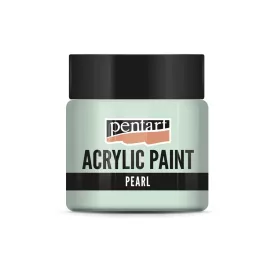 Gyöngyház akrilfesték zöld 50ml | Pentart 