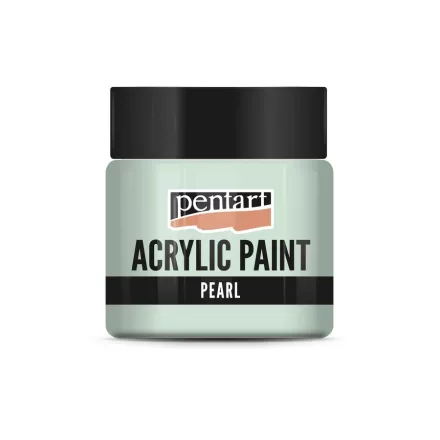 Gyöngyház akrilfesték zöld 50ml | Pentart 