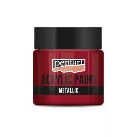 Metál akrilfesték BORDÓ  50ml | Pentart