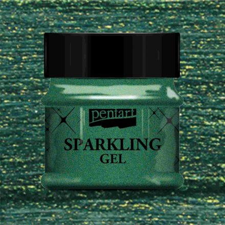 Csillogó Gél / Sparkling Gel 50ml zöld arany | Pentart 