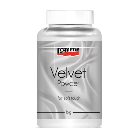 Bársonypor fehér min. 16 g