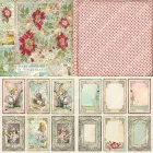 Stamperia scrapbook papír készlet - Alice 20cm x 20cm