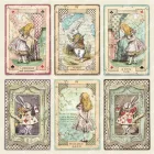 Stamperia scrapbook papír készlet - Alice 20cm x 20cm