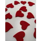 Filcfigura - Szív mini (piros vegyes) 16 db/cs.