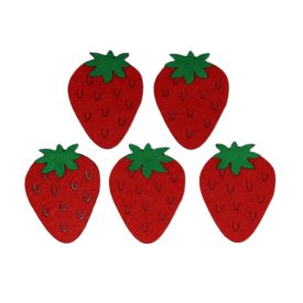 Filcfigura - Eper közepes | 5 darabos csomag Filcfigura - Eper közepes | 5 darabos csomag