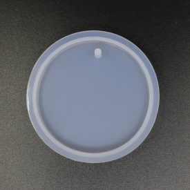 Szilikon öntőforma átlátszó kör 3cm x 1,2cm Szilikon öntőforma átlátszó kör 3cm x 1,2cm