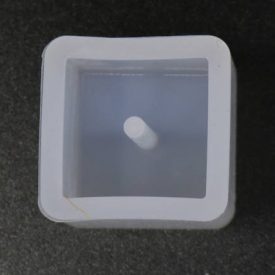 Szilikon öntőforma átlátszó kocka 2,2cm x 2,2cm x 1,9 cm   Szilikon öntőforma átlátszó kocka 2,2cm x 2,2cm x 1,9 cm