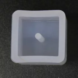   Szilikon öntőforma átlátszó kocka 2,2cm x 2,2cm x 1,9 cm