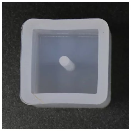 Szilikon öntőforma átlátszó kocka 2,2cm x 2,2cm x 1,9 cm