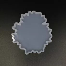   Szilikon öntőforma átlátszó geóda ovális 9 x 8,5 x 1 cm