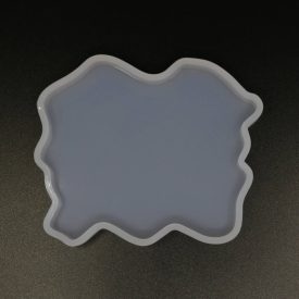 Szilikon öntőforma átlátszó geóda téglalap 10 x 8 x 1 cm   Szilikon öntőforma átlátszó geóda téglalap 10 x 8 x 1 cm