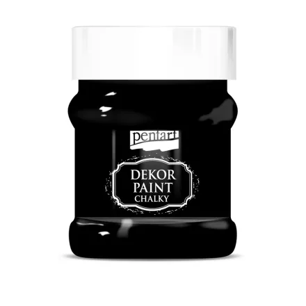 Dekor krétafesték ÉBENFEKETE 230ml
