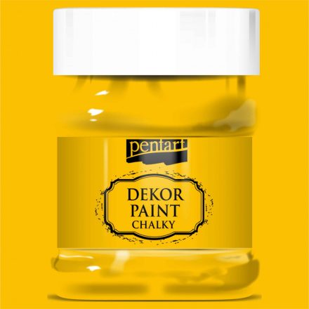 Pentart Dekor Paint Chalky - Napsárga - 230ml