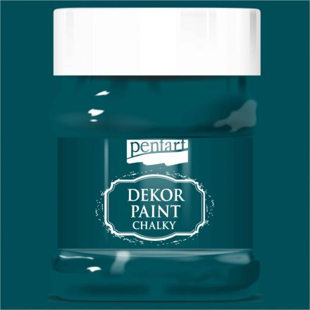 Pentart Dekor Paint Chalky - Smaragdzöld - 230ml