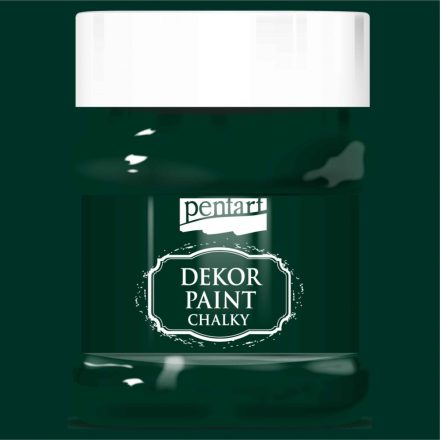 Pentart Dekor Paint Chalky - Fenyőzöld - 230ml