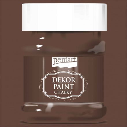 Pentart Dekor Paint Chalky - Gesztenyebarna -  230ml