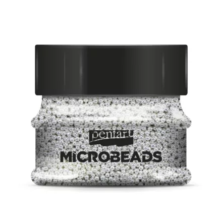 Szórógyöngy gyöngyház fehér 0,8-1 mm 40 g  