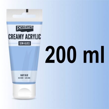 Krémes akrilfesték selyemfényű - BABAKÉK 200ml 