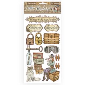 Chipboard - 15x30 cm - Lady Vagabond Chipboard - 15x30 cm - Lady Vagabond