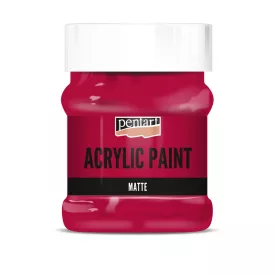 Matt akrilfesték - KÁRMINPIROS 230ml | Pentart