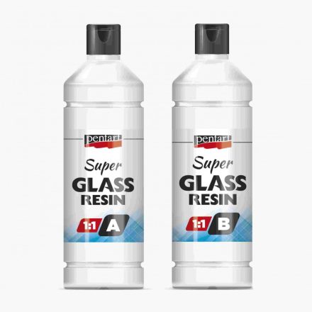 Szuper üveggyanta 1:1 szett 125ml