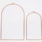 Fóliázott üveg 3mm boltíves, 8cm x 15cm