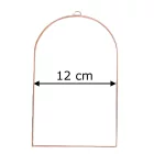 Fóliázott üveg 3mm boltíves, 12cm x 20cm