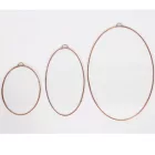 Fóliázott üveg 3mm ovál 13,5cm x 19,5cm