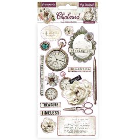 Chipboard - 15x30 cm - Útinapló Chipboard - 15x30 cm - Útinapló